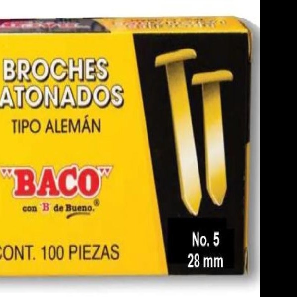 BROCHE ALEMAN 5 BACO CAJA C100 C.25
